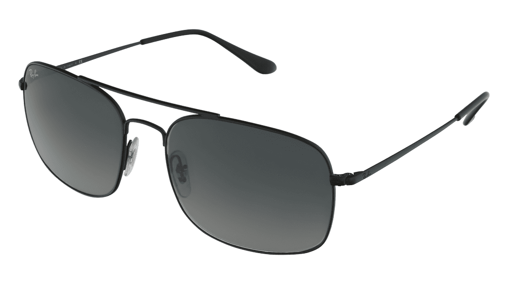 RAY-BAN RB 3611 Black matt Corner View
