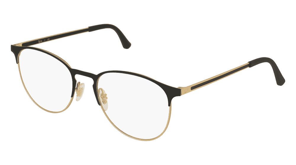 RAY-BAN RB 6375 Black gold Corner View