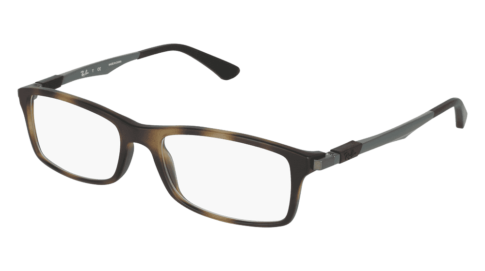 RAY-BAN RB 7017 Havana matt Corner View