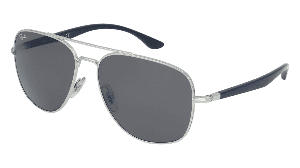 RAY-BAN RB 3683 Silver Corner View