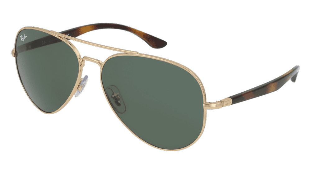 RAY-BAN RB 3675 Gold Corner View