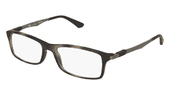 RAY-BAN RB 7017 Havana matt Corner View