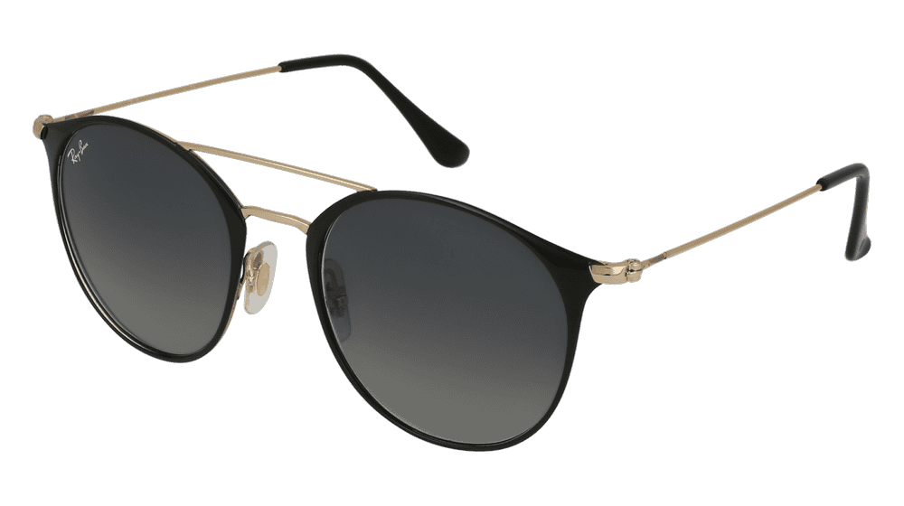 RAY-BAN RB 3546 Black gold Corner View
