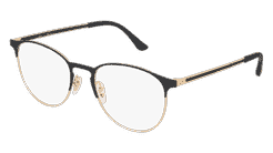 RAY-BAN RX6375 Black gold Corner View